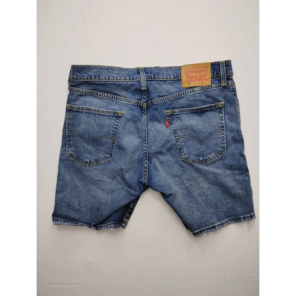 Levis Red Tab 412 Mens Jeans Shorts 34 with 8in inseam